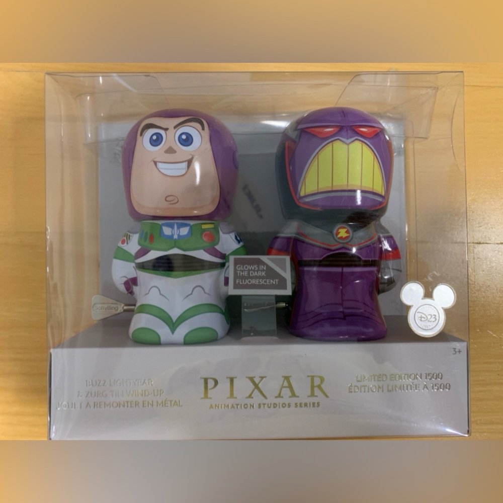 Disney Pixar D23 Expo limited edition toy story Buzz & Zurg wind up toys